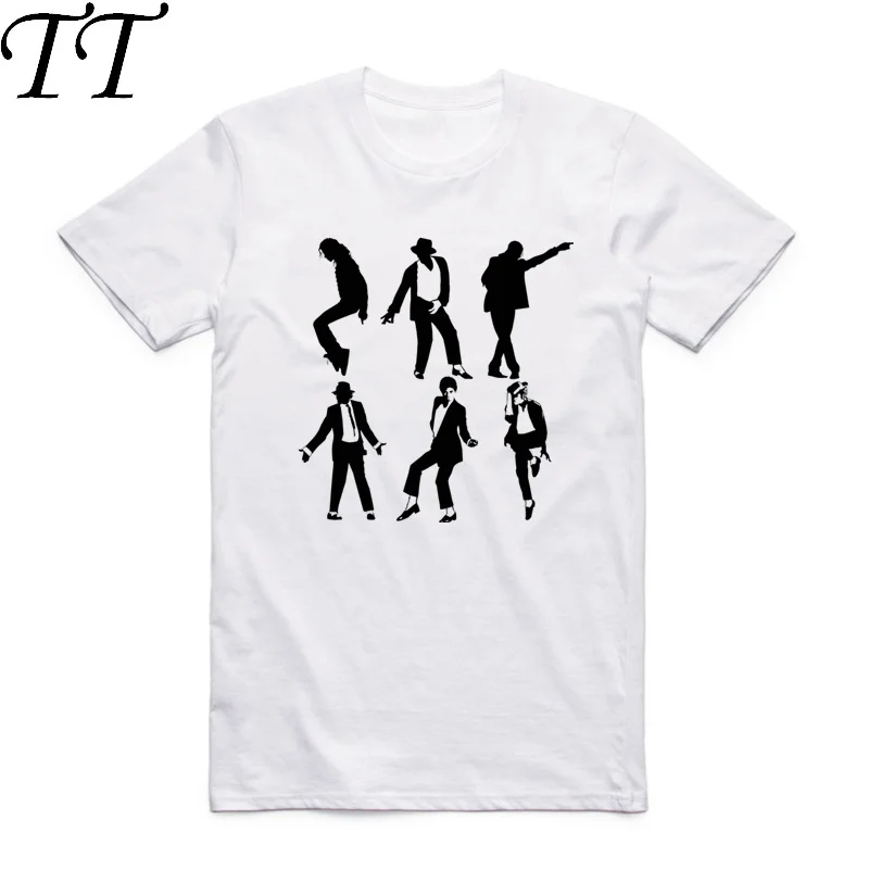 Asian Size Men Women Printing Michael Jackson The King Of Pop T-shirt Summer Casual O-Neck Short Sleeves T-shirt HCP4132