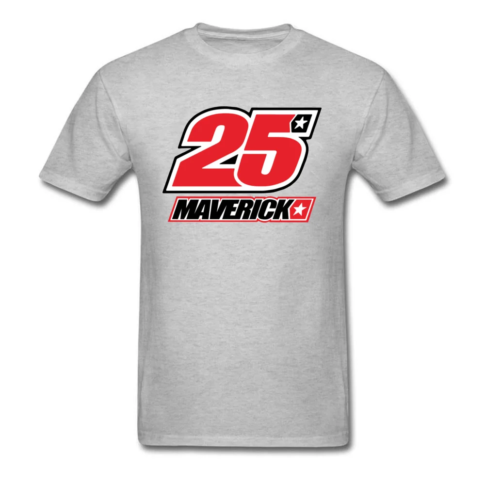 Maverick Vinales 25 Logo T Shirt Moto Biker Clothing Men T-shirt Black Red Top Summer Tee Oversized Tshirt Racer Team