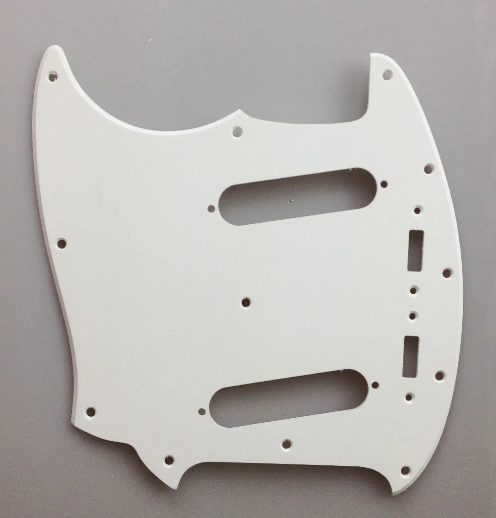 Pleroo Custom Guitar Pickgaurd Scratch Plate - For US Left Hand Mustang Guitar Pickguard Scratch Plate Multi Color Choice