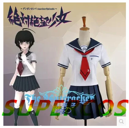 

Free Shipping!Danganronpa Another Episode Naegi Komaru School Uniform Cosplay Costume ,Perfect customize for you!