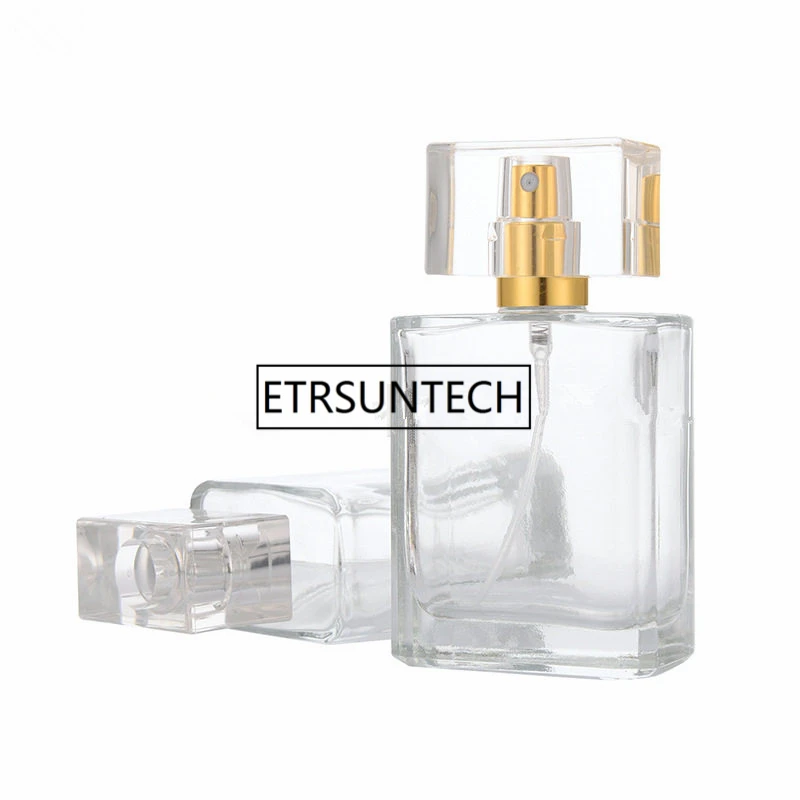 Empty Glass 30ml Parfume Bottle Cosmetic Container 1OZ Spray Pot Atomizer Packaging Portable Travel F1621