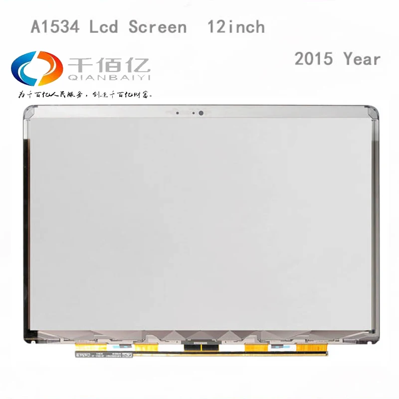 Used with 100% working lcd screen for Macbook pro A1534 lcd screen 12'' replacement 2015 Year