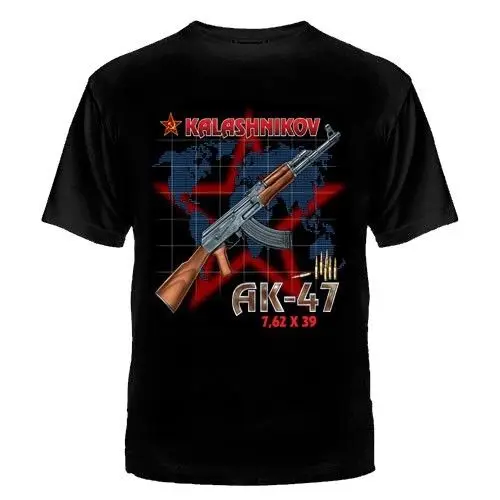 Summer Style Men O-Neck Tops Tees Summer Ak 47 T-Shirt Russia Cccp Udssr Moskau Kreml Russland Putin Udssr Kalaschnikowmens Tees