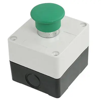 

NO Momentary Green Mushroom AC 240V 3A Push Button Switch Kwwps