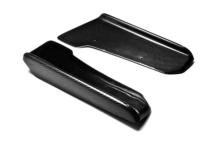 Car-styling For Nissan 2009-2010 R35 GTR Carbon Fiber J-Style Rear Bumper Extension Glossy Fibre Auto Body Kit Racing Corner