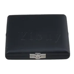 Yibuy lack PU Leather English Horn Reeds Box Reeds Case with Flannel Slot Inside for 6pcs English Horn Reeds
