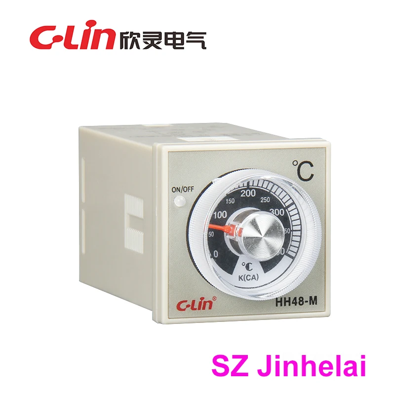 Brand New C-Lin Pointer Temperature Controller HH48-M(E5C2) K type 0-400℃ 