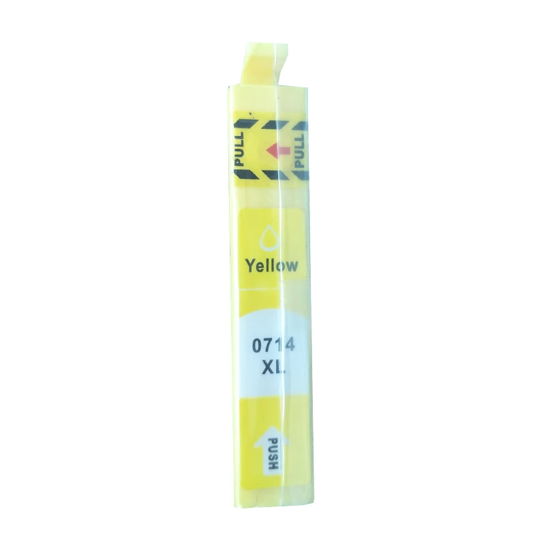 4PK T0714 Yellow Ink Cartridges for Epson SX218 SX515W SX400 SX200 SX610FW BX3450F D92 D120 DX4000 DX4050 DX4400 DX4450 DX5000