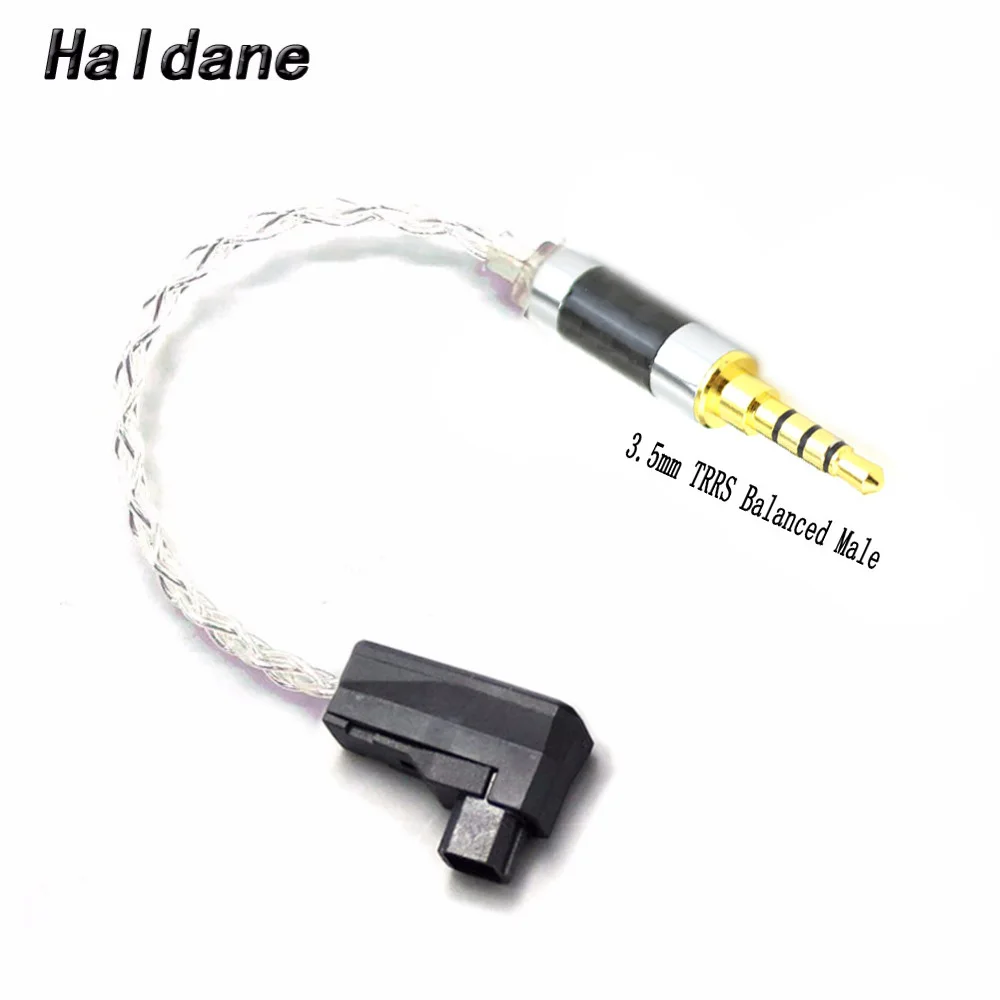 

Haldane 4 Cores Silver Plated 4pin RSA/ALO Balanced to 3.5mm TRRS Balanced Male Audio Adapter Cable For SR71 SR71B RXMK3 SOLO