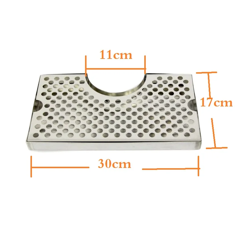 Kegland WRAP AROUND STAINLESS STEEL DRIP TRAY, CRUVE DRIP, Home Brew