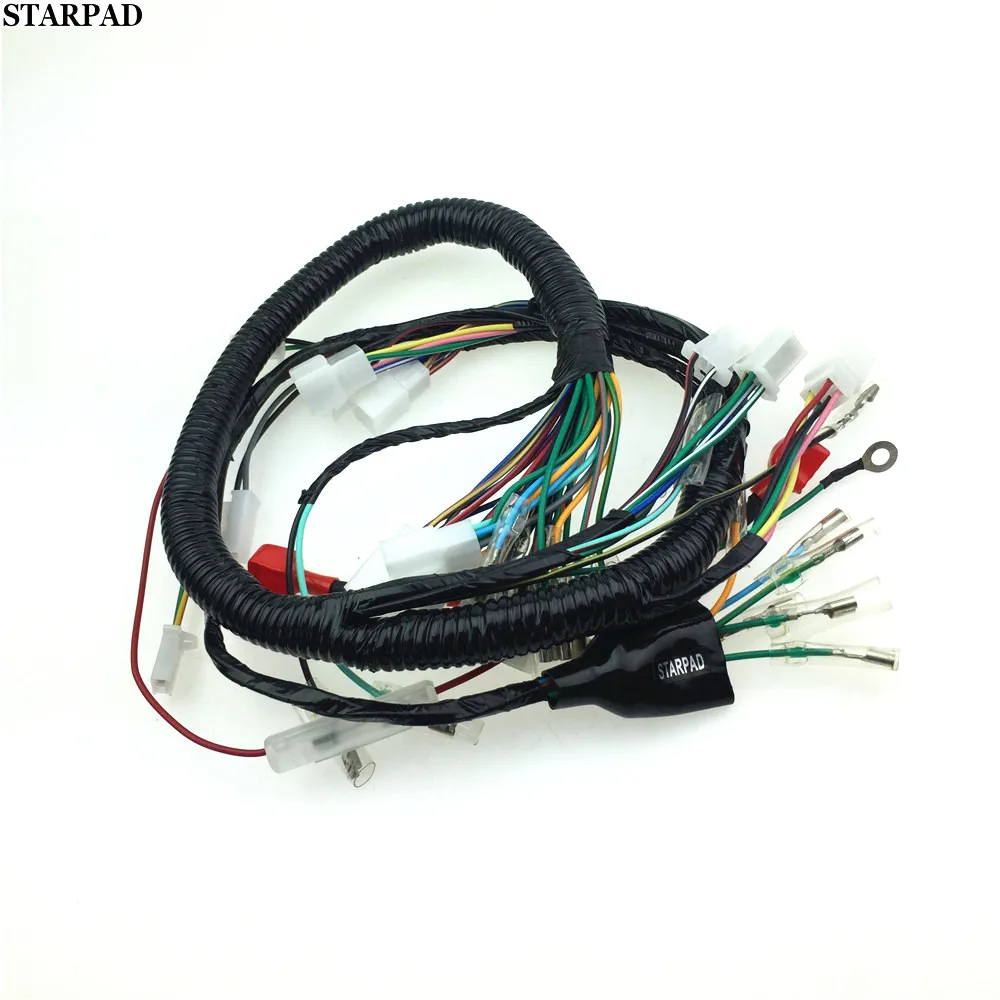 STARPAD For Motorcycle Cable CG125 for Honda 125 five-speed line giraffe DAX main / cable, the entire vehicle wiring harness