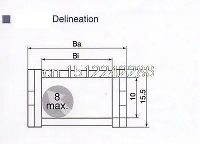 1000mm 10 x 15 mm Cable Drag Chain Radius 38mm Wire Carrier 10*15*R38