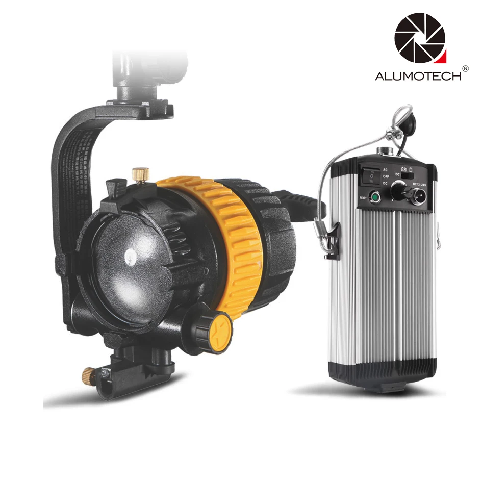 

Alumotech High CRI 5500/3200K Portable 50W LED Spotlight Continuous Light+V-Lock V-mount For Video Studio Photography Lighting