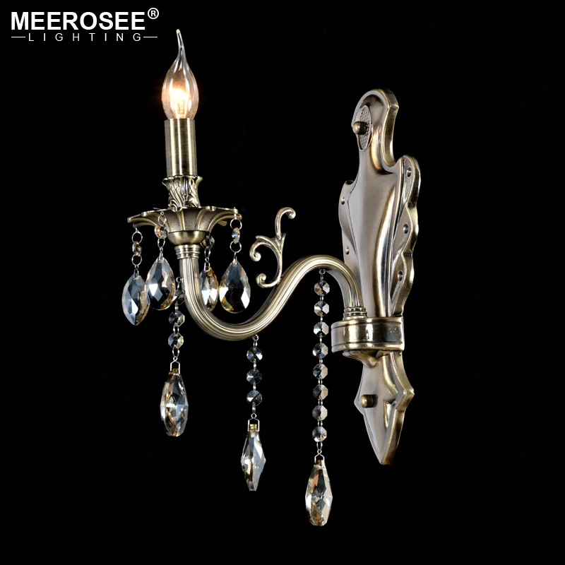 

Crystal Wall Light Lustres Wall Sconces Lamp Bedroom Wall Brackets Lighting Fixture for bedroom Living room 100% Guarantee