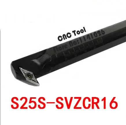 S25S-SVZCR16/ S25S-SVZBR16 CNC مملة بار ، الداخلية تحول أدوات حامل ، فهرسة مخرطة قطع أداة ، تحول أداة حامل