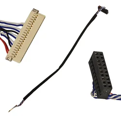 DF19-D6 20pin LVDS cable 26cm 1ch 6bit 20 pins for LCD controller 12.1 inch TFT LCD panel LTN121X1-L01 universal DIY