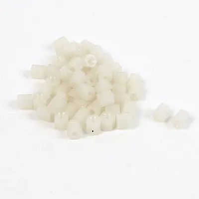 50Pcs M2 หญิงด้ายไนลอนเสา PCB Standoff Hexagonal Spacer 6 มม.