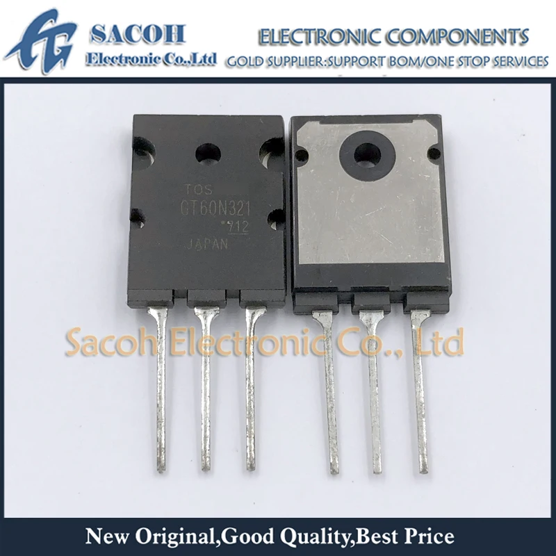 

Refurbished Original 5Pcs/Lot GT60N321 60N321 OR GT60N321N 60N321N OR GT60N322 60N322 OR 60N90 TO-3PL 60A 900V Power IGBT