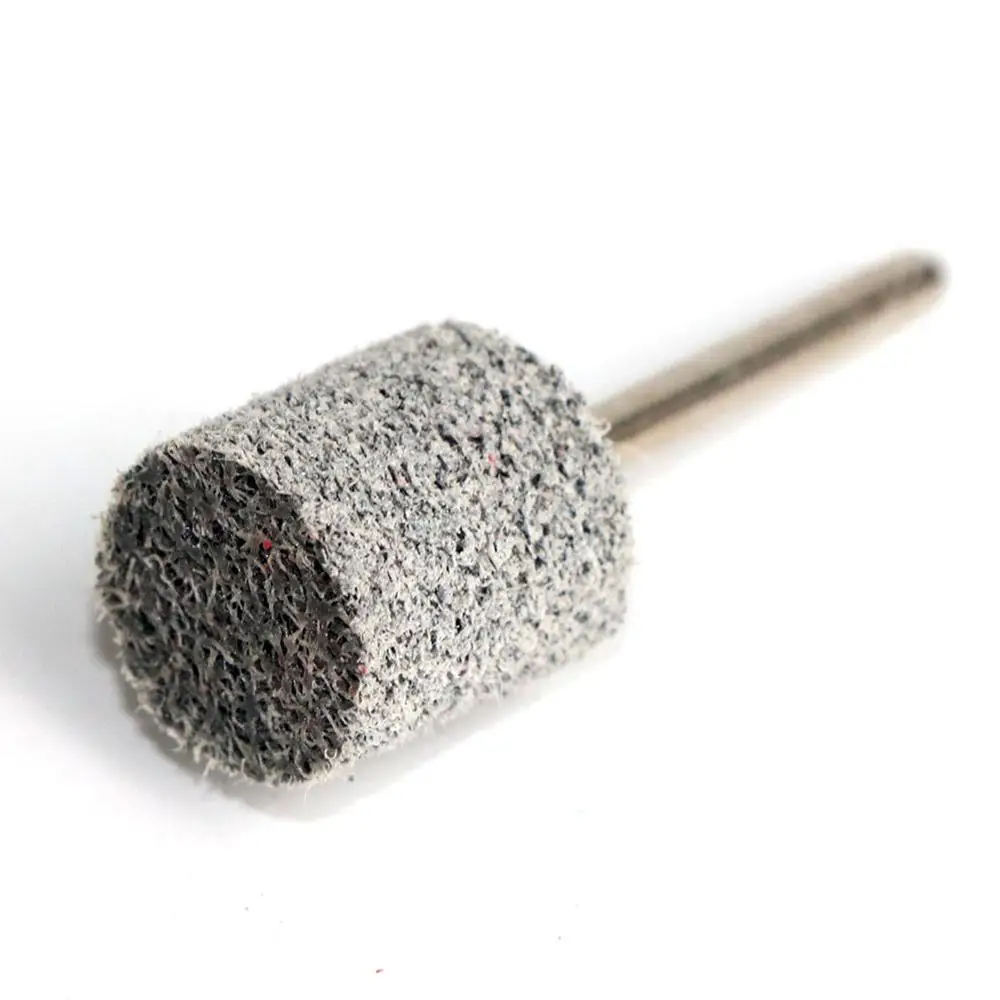 Nylon Fiber Grinding Head, Roda de polimento, Ponto montado para acabamento do molde, Ferramenta rotativa de polimento, Acessórios, 3mm Shank, 7Pcs, 10Pcs