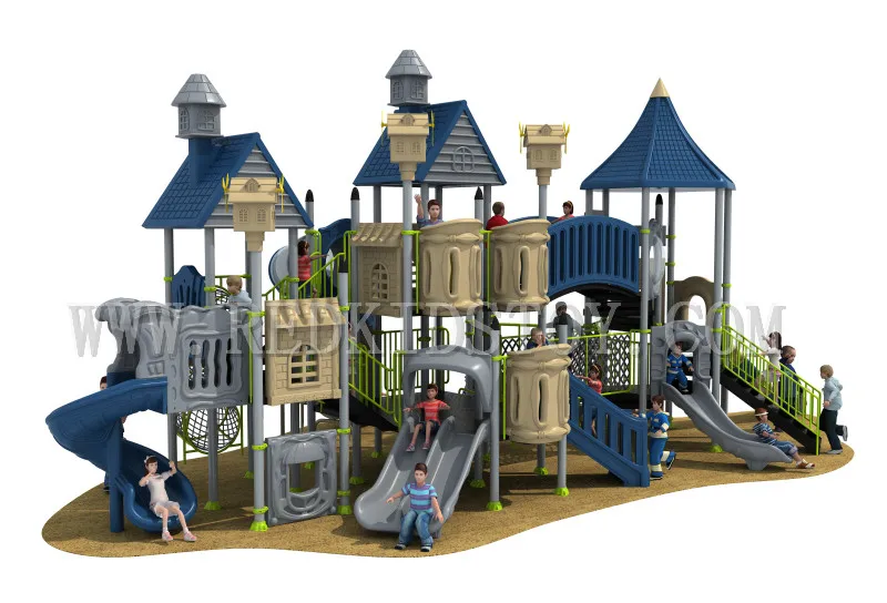 Premium Quality CE Approved Shipped to Canada Villa Theme School Outdoor Playground HZ-18134A