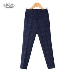 School Boys Formal Performance Suit Pant Pantalon Garcon Brand Gentle Style Kids Gray Wedding Trousers Boys Pants N87