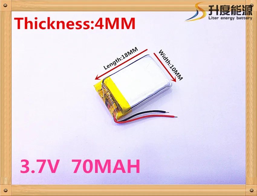 

1PCS 3.7V lithium Tablet polymer battery 381018 361020 361018 401018 70mAh Bluetooth Battery