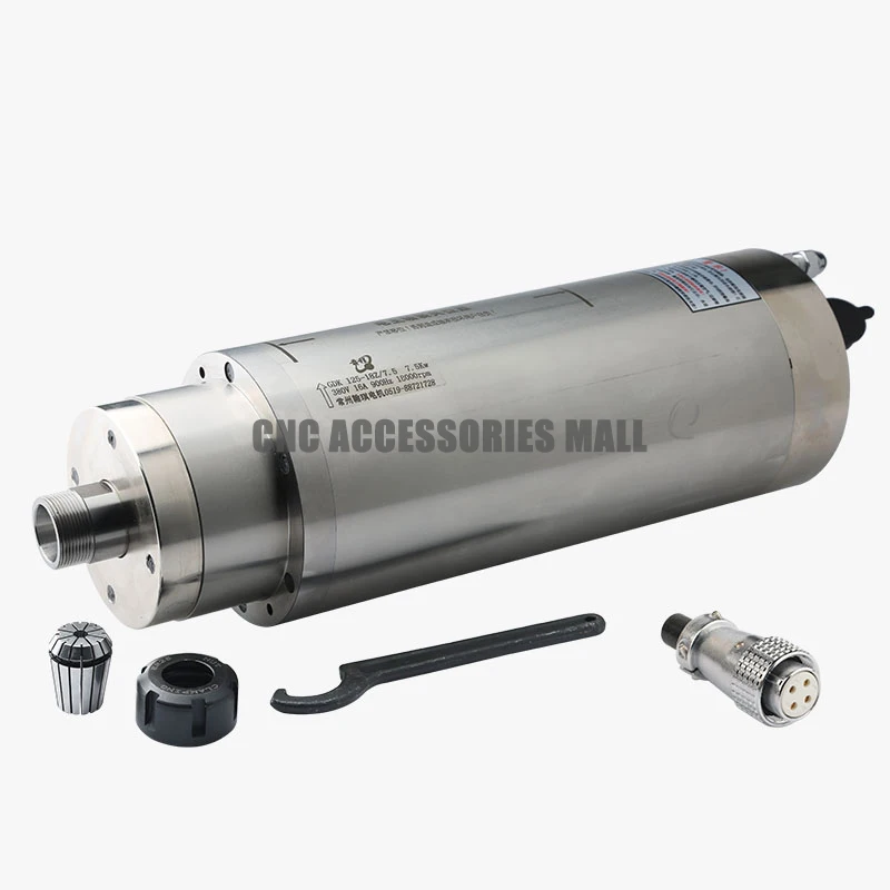 

Constant torque engraving spindle 7.5KW ER25 Water cooled spindle 220V/380V 18000rpm for metal and stone cnc router