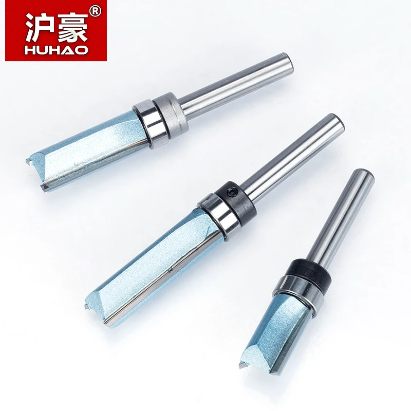 HUHAO 1pc Bearing Flush Trim Router Bit for wood 1/2\