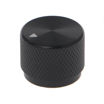 0.24 "Dia siyah alüminyum döner kontrol potansiyometre topuzu 20mm x 16mm LW # Aug.26