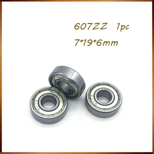 

607ZZ 607Z deep groove ball bearing 7x19x6mm miniature bearing with free shipping