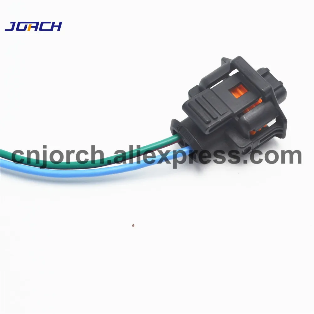 1pc 2 Pin Way Boschs Wire harness Female Diesel Common Rail Injector Plug Socket Electric Pigtail plug With 20cm Wire