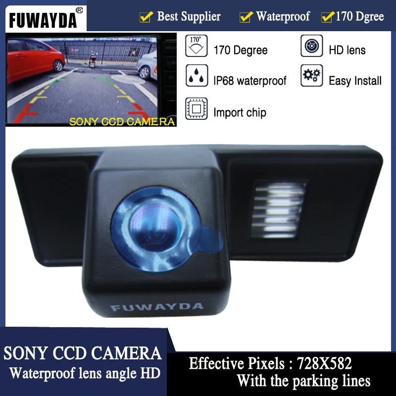 FUWAYDA SONY CCD Car Rear View Reverse Parking Safety CAMERA for Mercedes-Benz Vito Viano / B Class MPV / Sprinter WATERPROOF HD