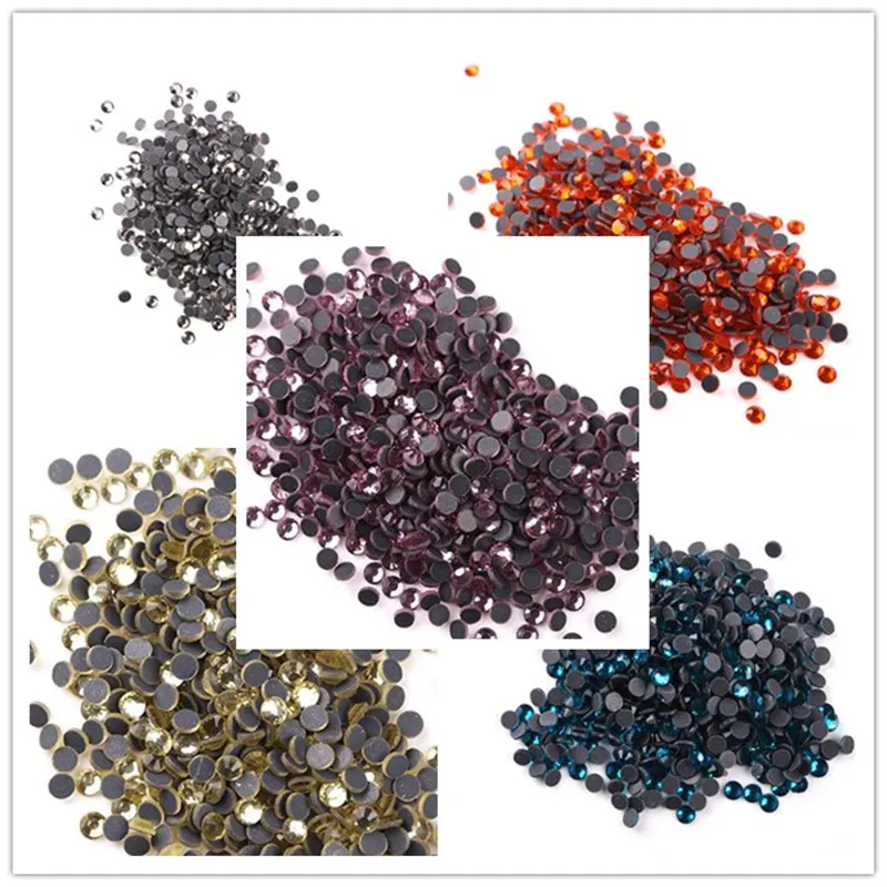 

All Colors ab/Clear 500 gross SS10 glass stone DMC Hot Fix Rhinestones Crystal Flatback Hotfix Rhinestones For garment dress