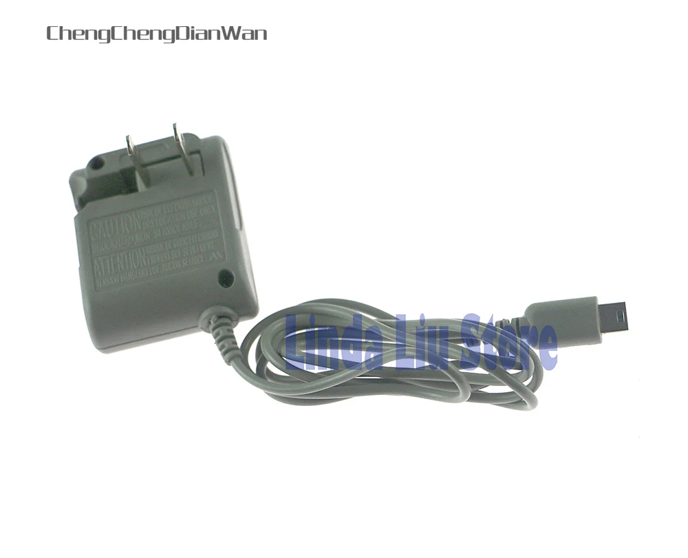 ChengChengDianWan-Adaptador de alimentação AC para Nintendo DS Lite NDSL, carregador de viagem parede, EUA 2 pinos, 1Pc