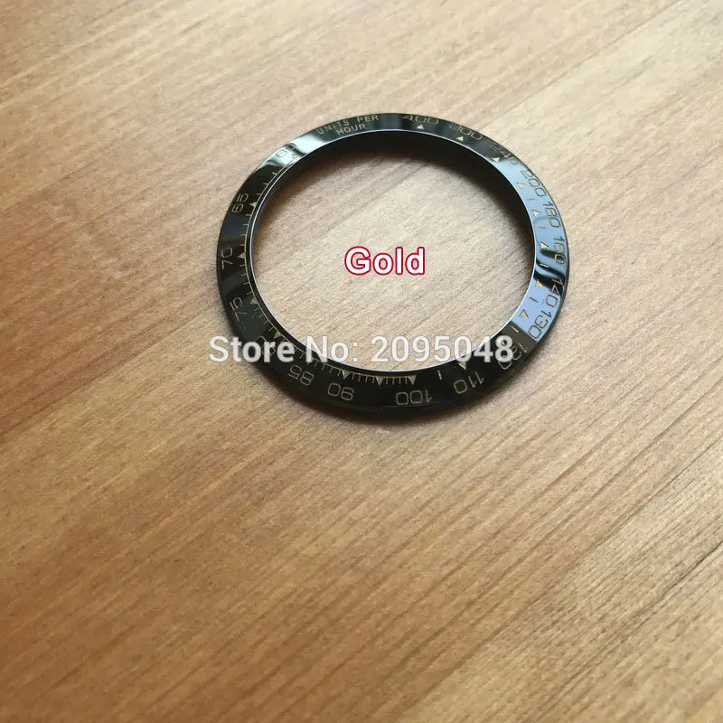 38.5*30.5mm high quality ceramic bezel insert loop for Rolex RlX Cosmograph Daytona watch 116500 replacement parts tools