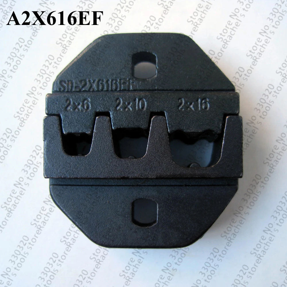 A2X616EF crimping jaw for double cable ferrules terminals,crimping die set