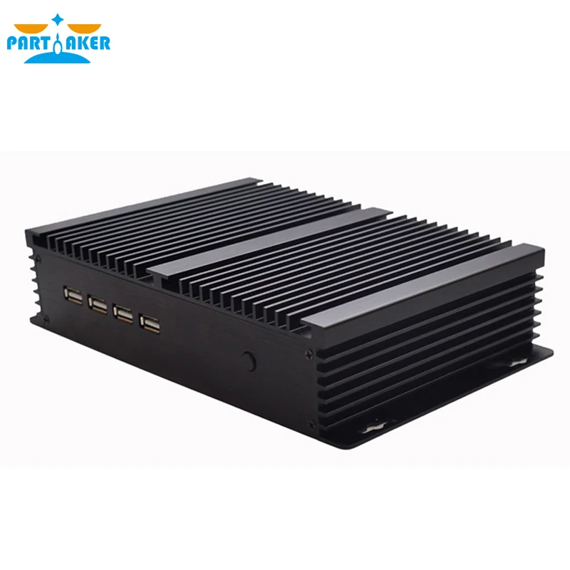 Partaker I2 Intel i5 3317u Industrial PC HDMI 4 RS232 Dual NIC 2 LAN 8 USB WiFi Rugged Computer