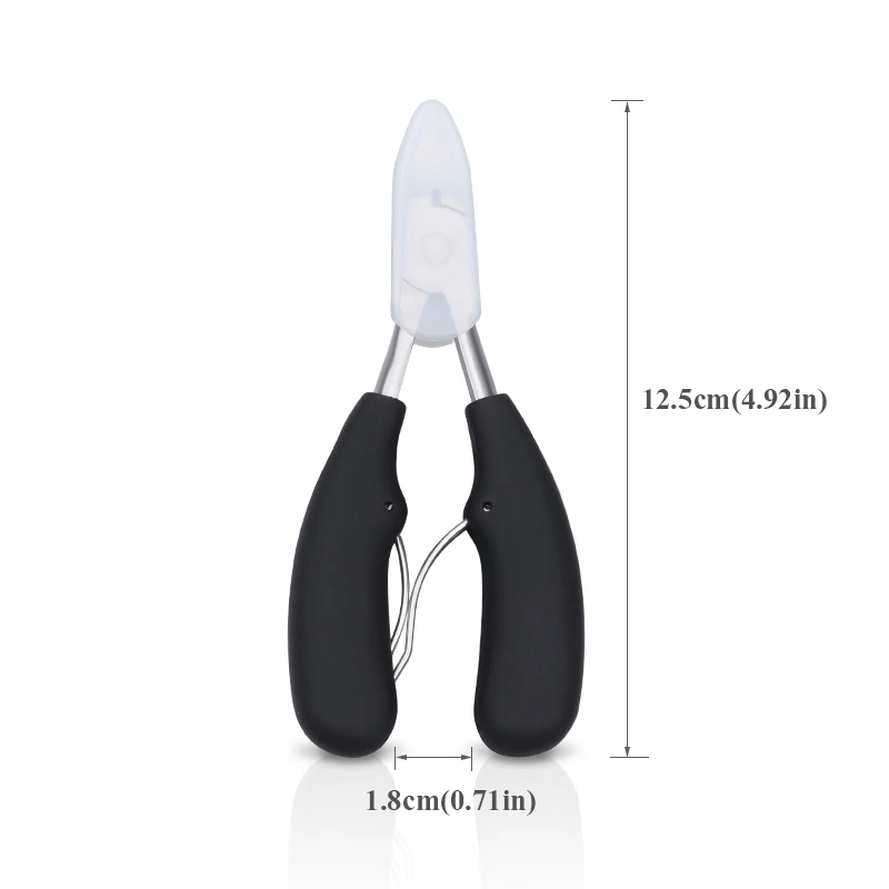 Brainbow-Professional Nail Scissor, Paroníquia, Cutícula Tesoura, Sharp, Curvo, Clipper, Nipper, Manicure, Pedicure, Nail Care Ferramenta