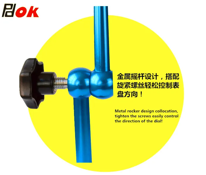 PD-401A Chỉ Số Giá Đỡ Thủy Lực Đa Năng Có Thể Điều Chỉnh Kỹ Thuật Số Nước Mặt Số Thử Nghiệm Công Cụ Chỉ Thị
