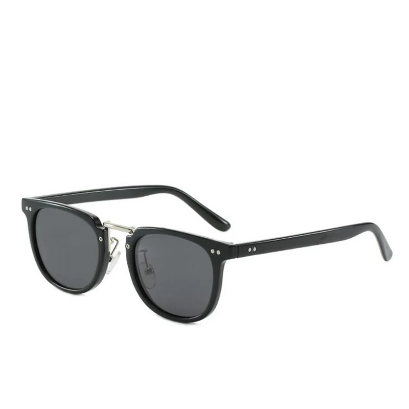 Men Sunglasses Women Myopia Square Rivets Fraame Black Lens Diopter Glasses Short-sighted Sun Glasses 0 -0.5 -1.0 -2.0 TO -6.0