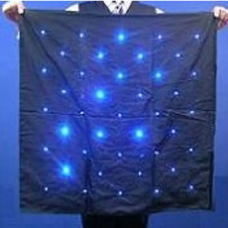 Blendo Bag With Blue Lights Magic Tricks Bag to Lighting Cloth Magia Magician Stage Accessories Props Mentalism Gimmicks