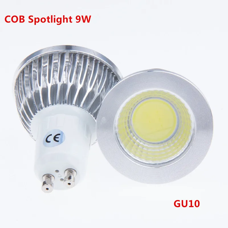1pcs New Product GU10 9W 12W 15W Dimmable LED COB 110V 220V Spotlight Lamp Bulb Warm White /Cool White /Pure White LED Lighting