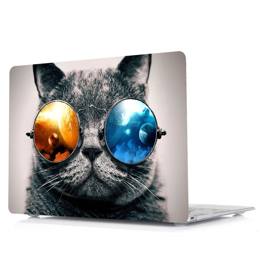 2019 New Tablet shell pouch Color Printing laptop Hard Case Cover For Macbook Air Pro Retina Touch Bar&ID 11 12 13 15 16 inch