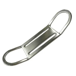 Cursore in tessuto di fissaggio per cintura pesi con montaggio laterale per immersioni subacquee con doppio anello a D Accessorio per cintura per imbracatura BCD per snorkeling