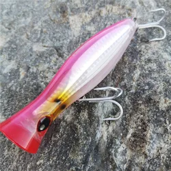 Popper superfície NOEBY Grand Style – 16 cm/78g para atún con anzuelos reforzados
