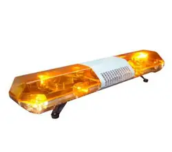 120cm 100W auto ruota barra luminosa di avvertimento, luce di emergenza di sicurezza stradale DC12/24V per polizia ambulanza Fire Turck, impermeabile