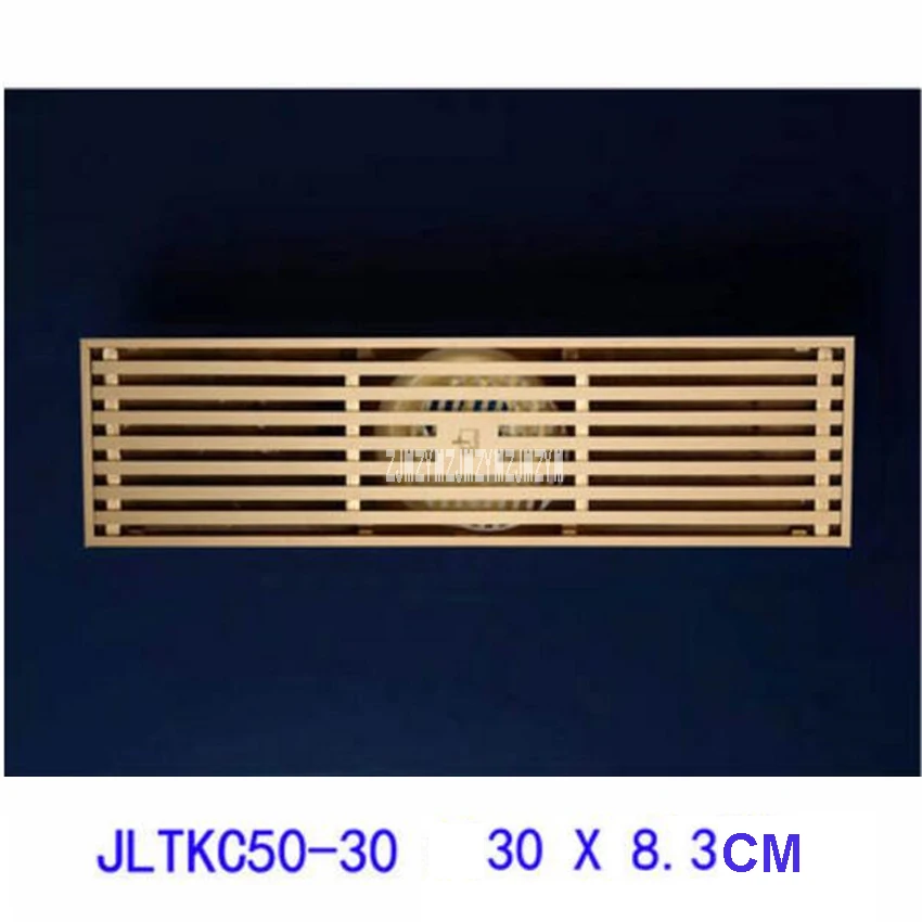 JLTKC50-30 chuveiro dreno de assoalho 30*8.3cm retangular anti-odor resíduos dreno de assoalho do banheiro doméstico filtro de drenagem de chuveiro de água