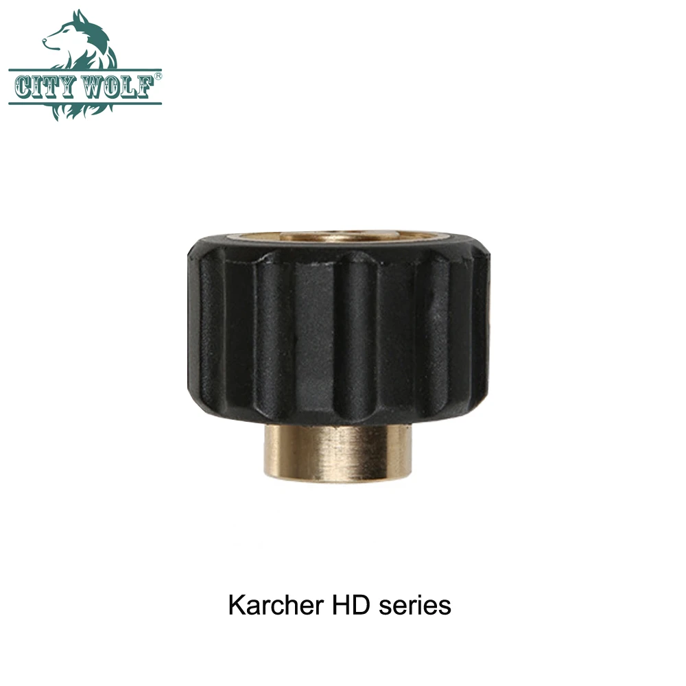 

high pressure washer adaptor snow foam lance brass adaptor for Karcher HDS series car washer accessory