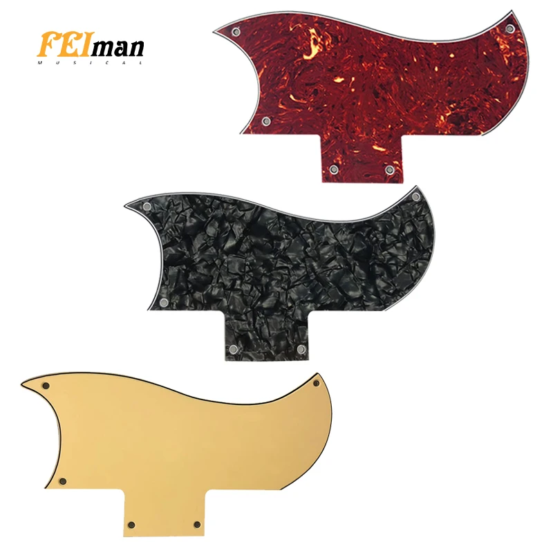 

Fei Man - Guitar Parts Pickguards Suit For US Gift, SG 61, Scratch Plate, 5 Screw Holes, Soporte Electric Guitar