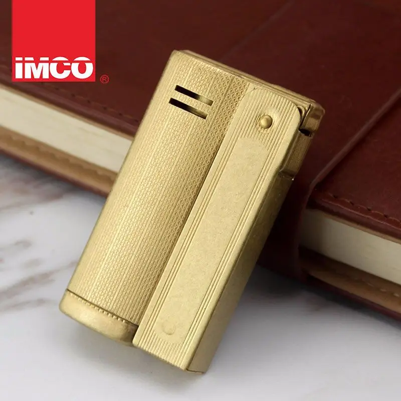 IMCO 6800 Golden Brass Gasoline Lighter Retro Collection Lighter